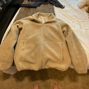 Brandy melville tan fluffy coat